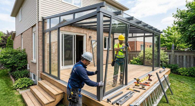 Enclosed Patio Installation in Knoxville, TN